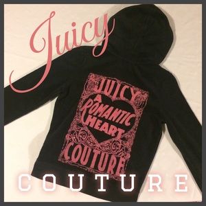JUICY Black Terry Hoodie